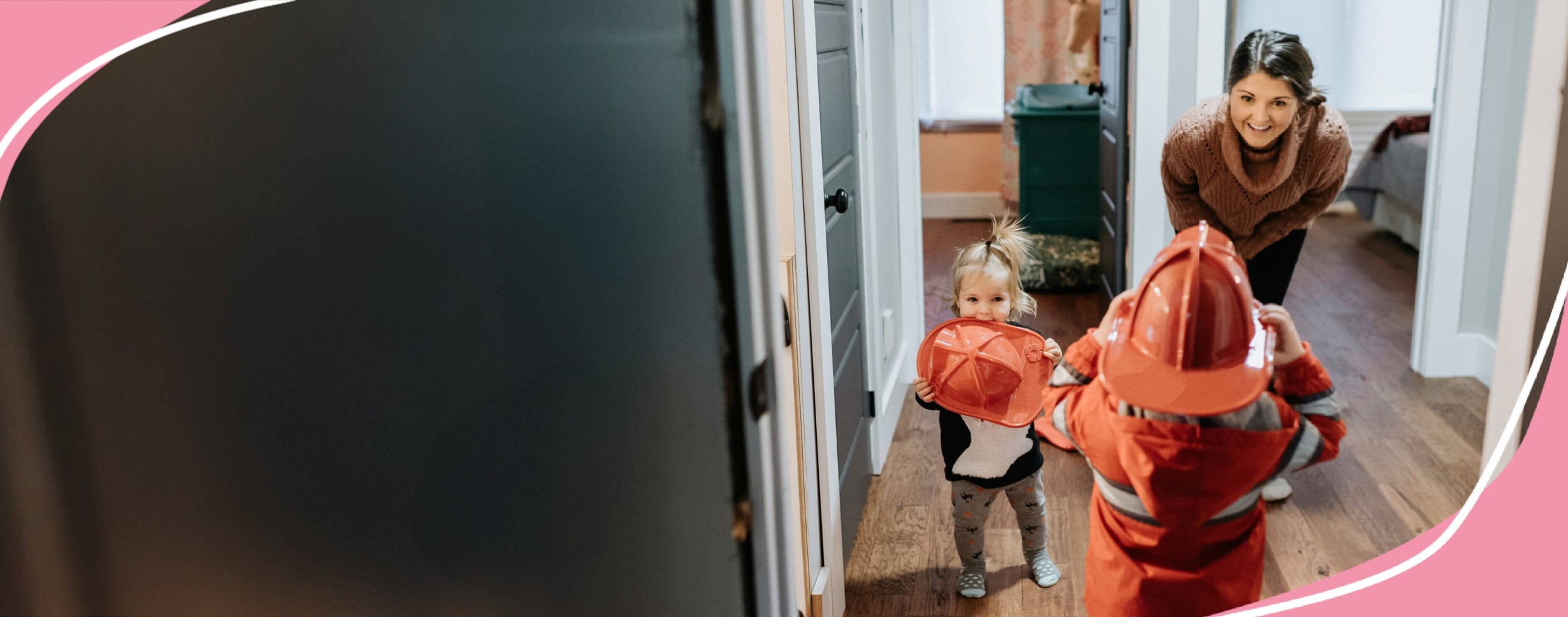 moeder met 2 kleine kinderen